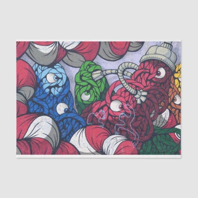 Grafite Urbano 24-1 Papel Tecido de Decoupage (Frente )