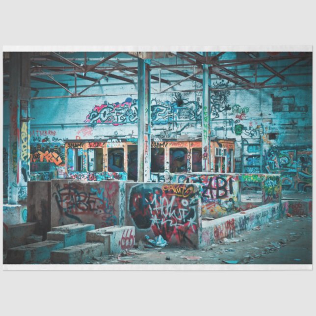 Grafite Urbano 25 Papel Tecido de Decoupage (Frente )