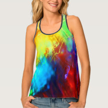 Grafite Urbano Arco-Íris Cores Coloridas Abstrato