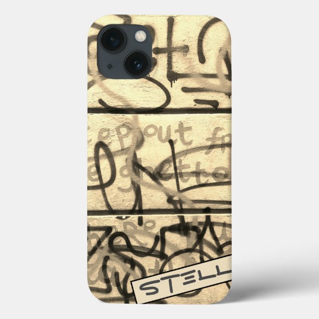 Grafite Urbano Estilo de Caixa de capas de iphone (Verso)