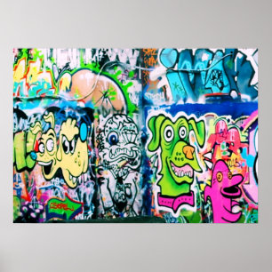 Grafites de Southbank - poster de Londres