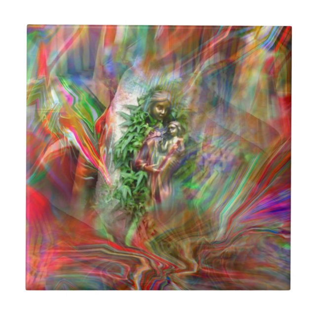 Grafitti Madonna Tile (Frente)