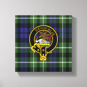 Graham Scottish Crest e Tartan Canvas