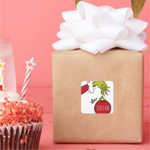 Gralha   Para a etiqueta de presente de Natal de A