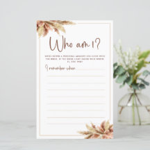 Grama Seca de Pampas | Cartão de Jogo Quem Sou Eu