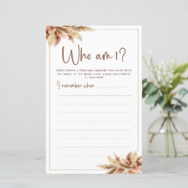 Grama Seca dos Pampas | Cartão de Jogo Quem Sou Eu