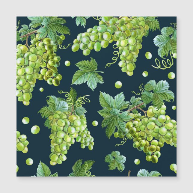 Grama Verde: Padrão Escuro de Aquarela (Frente)