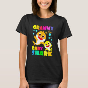 Grammy Shark Aniversário Camisetas da Família de T
