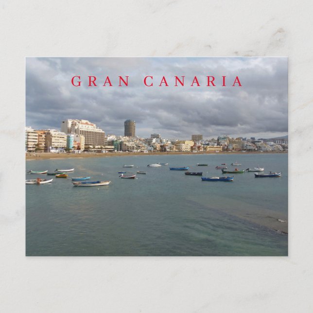 Gran Canaria Las Canteras — cartão postal (Frente)