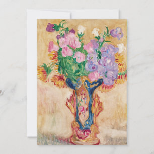 Grand Buquê au Vase en Porcelaine   Louis Valtat
