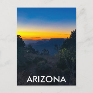 Grand Canyon ao Pôr do Sol Arizona Cartão Postal