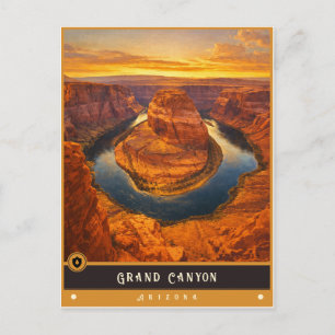 Grand Canyon Arizona Cartão Postal Antigo