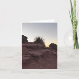 Grand Canyon Boulders Dobrou o Cartão Saudação