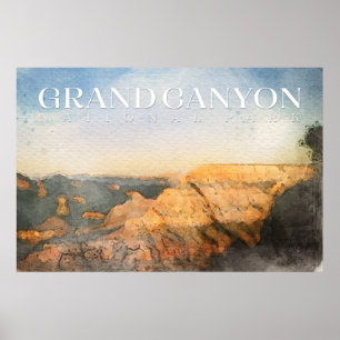 Grand Canyon National Park Poster, Impressão de Ar