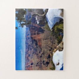 Grand Canyon South Rim com Quebra-cabeça de neve