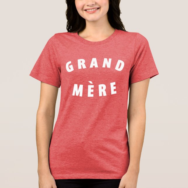 Grand-Mère / Avó - Clássica T-Shirt (Frente)