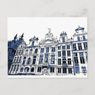 Grand Place, Bruxelas, Bélgica - Cartão postal