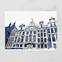 Grand Place, Bruxelas, Bélgica - Cartão postal