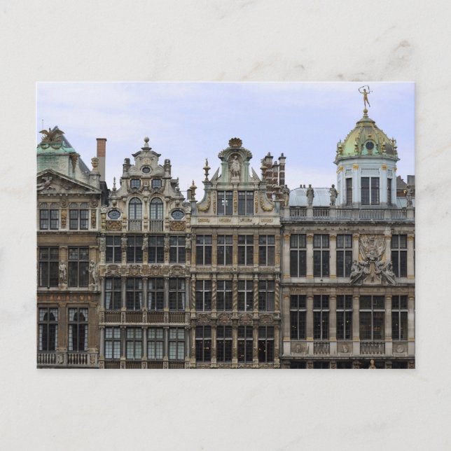 Grand Place, Cartão Postal de Bruxelas (Frente)