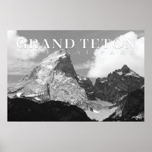 Grand Teton Poster, Impressão do Parque Nacional