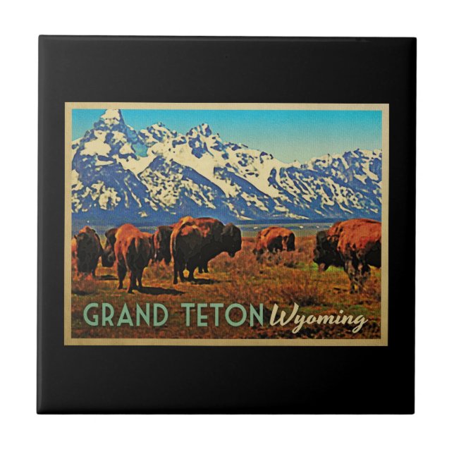 Grand Teton Wyoming Buffalo (Frente)