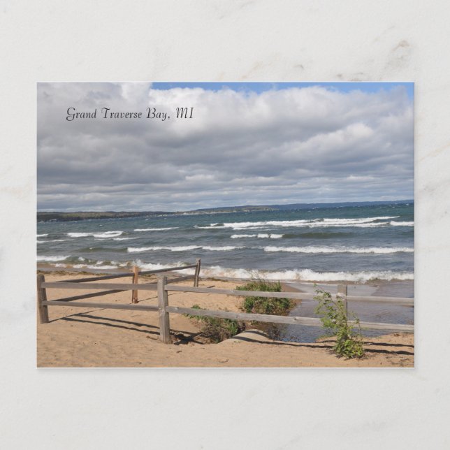 Grand Traverse Bay, MI Cartão postal (Frente)