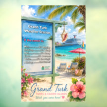 Grand Turk Turks e Caicos estação meteorológica Co