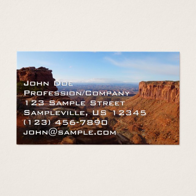 Grand View Point no Parque Nacional de Canyonlands (Frente)