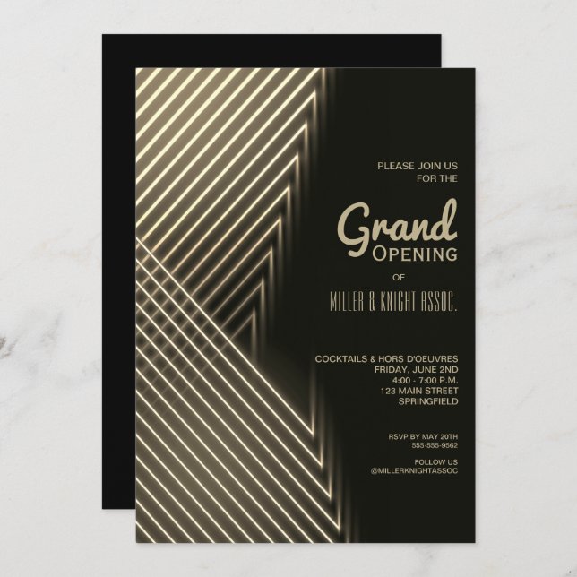 Grande Abertura de Dourados Concursos de Luzes Neo (Frente/Verso)