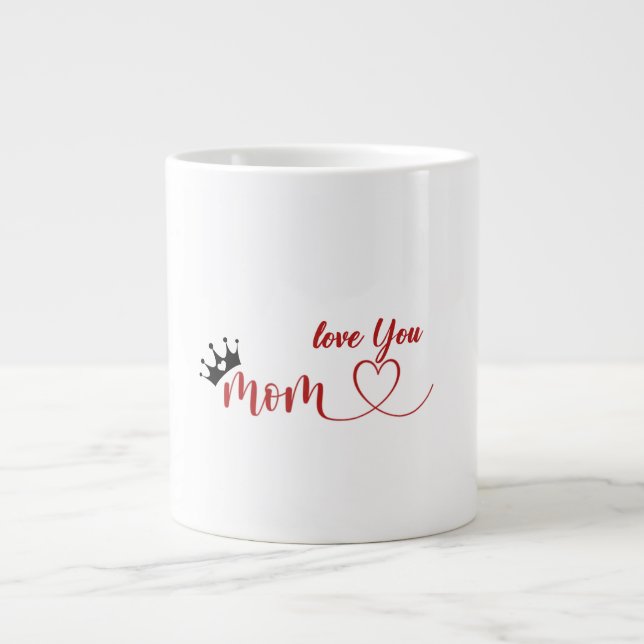 Grande Amo você mãe | caneca de café | caneca clássica |  (Frente)