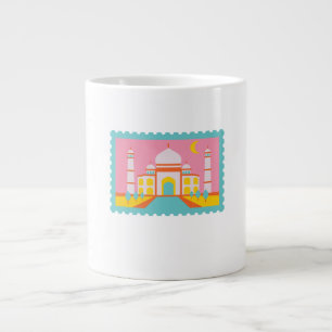 Grande Amostra de café em caneca taj Mhal inde