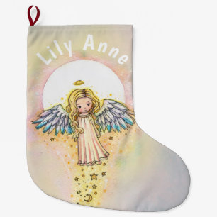 Grande Anjo Fofo e Meia de Natal da Lua