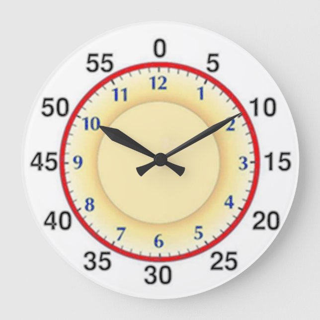 Grande Aprendendo A Informar Relógio De Tempo (Frente)