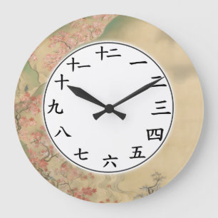 Grande Arte do Mapeamento de Árvores do Relógio do Kanji 