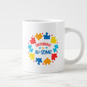 Grande Autismo - caneca gigante de café