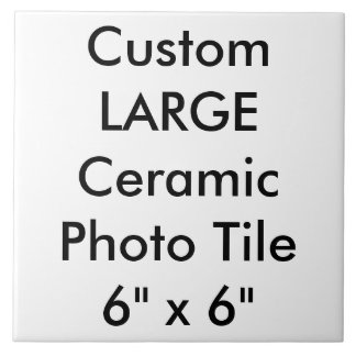 Grande azulejo cerâmico feito sob encomenda 6" da