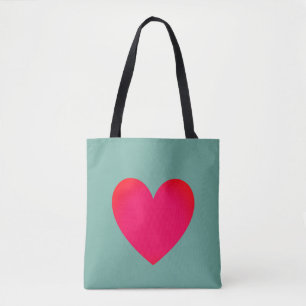Grande Bag de Tote de Laptop Vermelho Editável