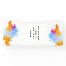 Grande bandeira feita sob encomenda com beira da