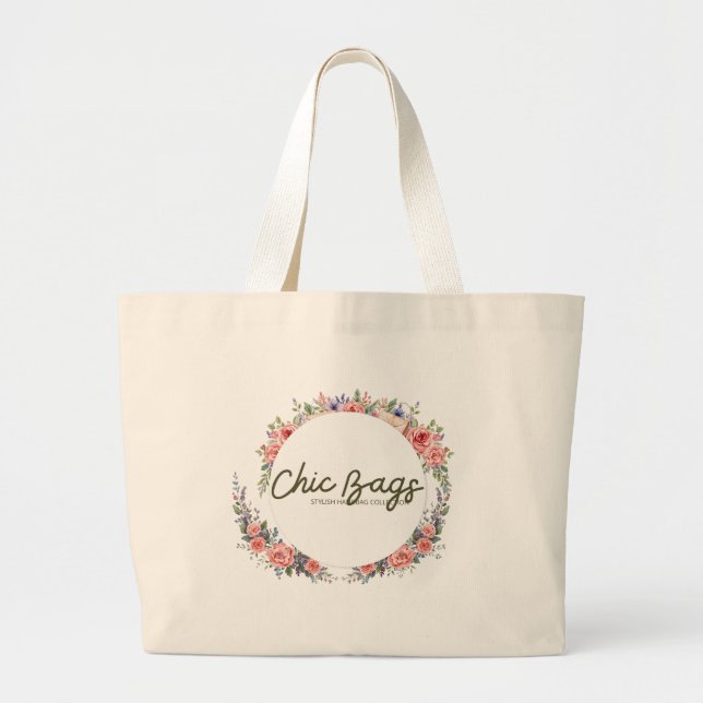 Grande Bolsa Chic Floral Tote  (Frente)
