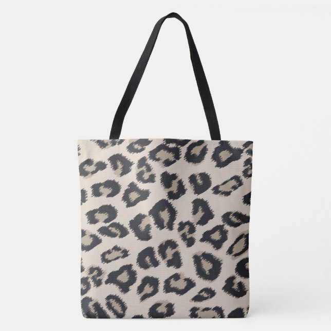 Grande Bolsa de Moda de Impressão Leopardo (Frente)