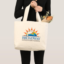 Bolsa de Tote da Escola Elementar Broadway