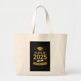 Grande bolsa de tote de graduação