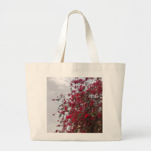 Grande Bolsa Tote com Fotografia Floral Sonhadora de Boug