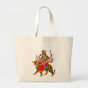 Grande Bolsa Tote da Deusa Chandraghanta