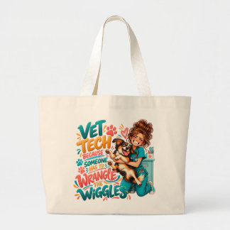 Grande Bolsa Tote Divertida de Manipuladora de Bichos par