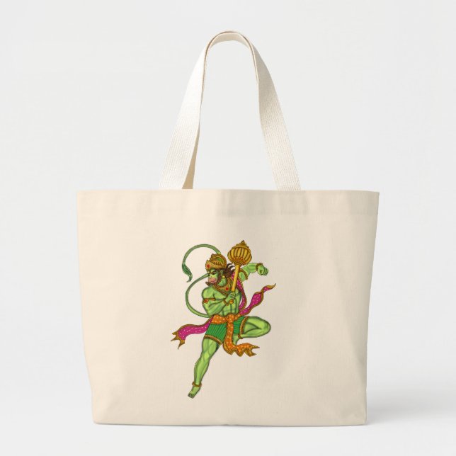 Grande Bolsa Tote do Hanumã Voador (Frente)