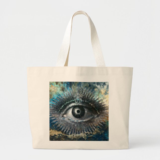 Grande Bolsa Tote Jumbo Olho Divino (Frente)