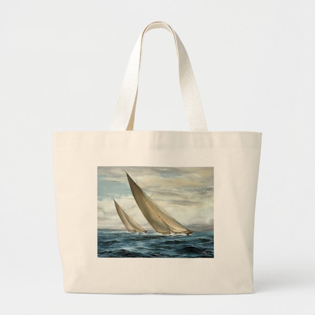 Grande Bolsa Tote Náutica (Frente)