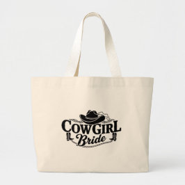 Grande Bolsa Tote Noiva Cowgirl
