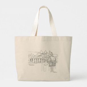 Grande Bolsa Tote Rossdhu Mansion Escócia